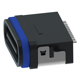 XB-ATCF-16-016 TYPE C 16P 방수 암좌 침판 0.8 L = 7.45mm(U형 전체 가소형)